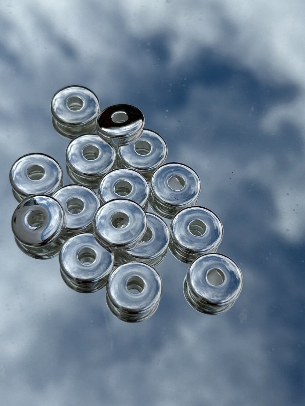 Small Silver Ring Bead (1000 Pc)